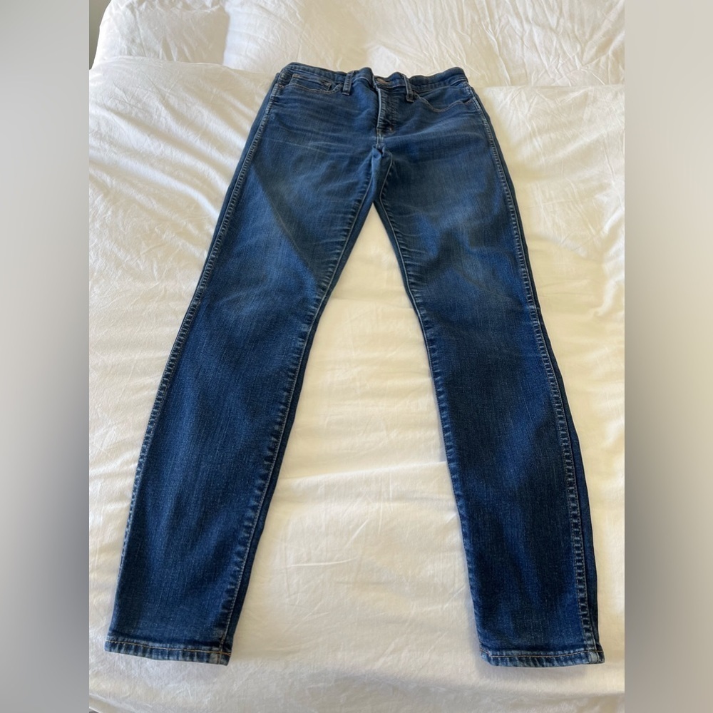 Madewell Skinny 10” High Rise Jeans Womens 29T Medium Wash